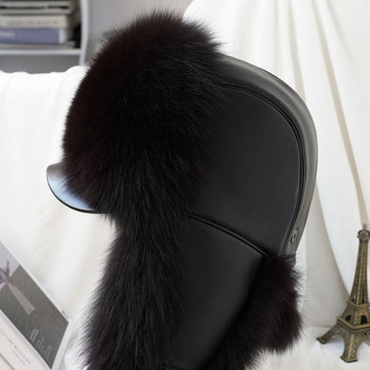 Warm Winter Hat with Thick Fabric and Snug Fit for Outdoor Wear