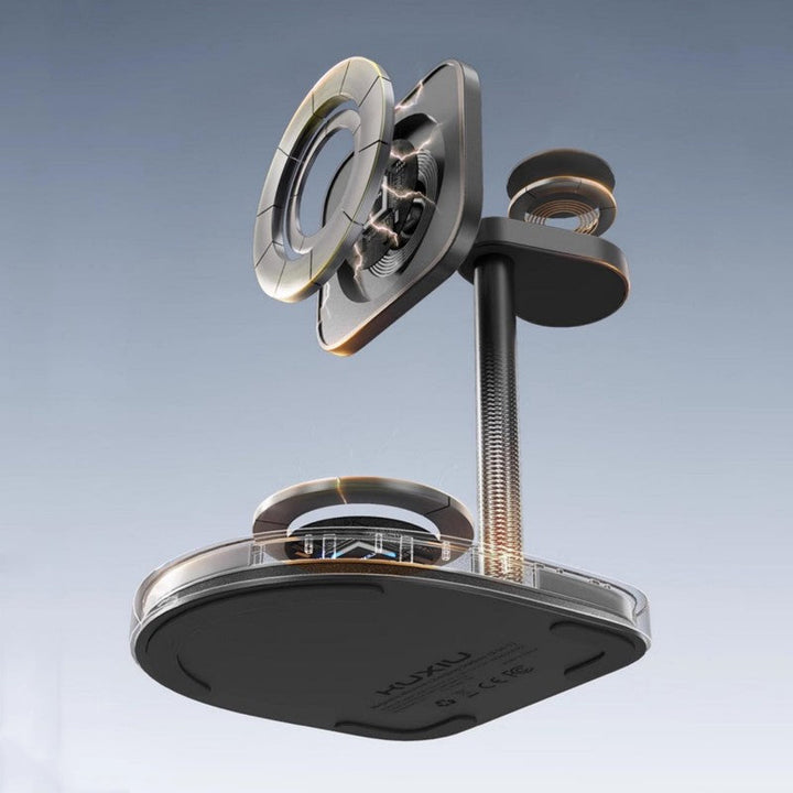 BowLift | 3-in-1 Basketball-Style Magnetic Wireless Charger