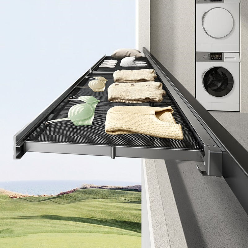BowLift | Invisible Folding Non-Punch Wall-Mounted Storage Shelf