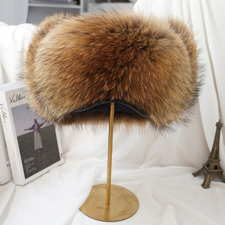 Warm Winter Hat with Thick Fabric and Snug Fit for Outdoor Wear