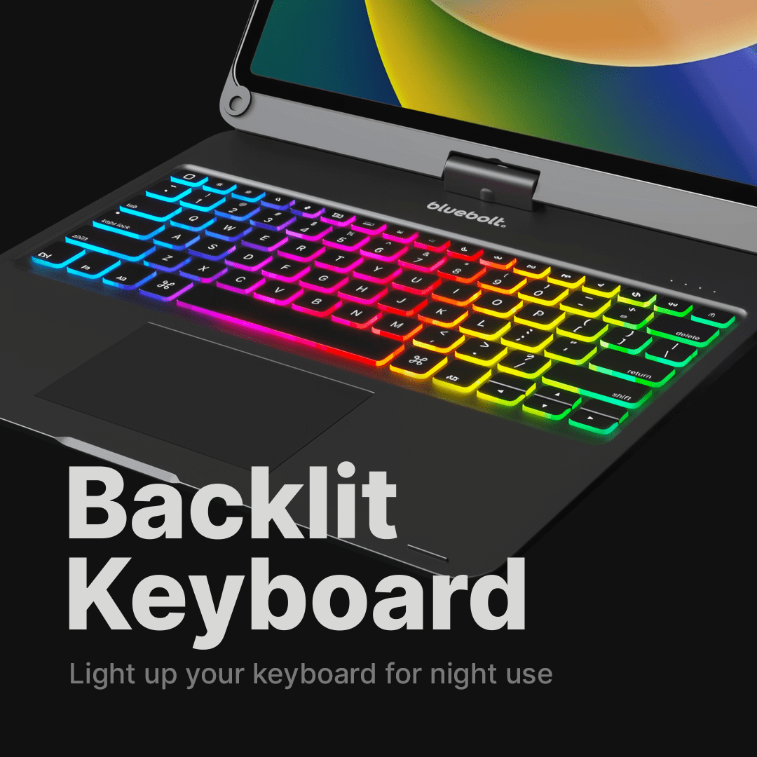 BowLift | Wireless Keyboard Case for iPad - Rotating Design