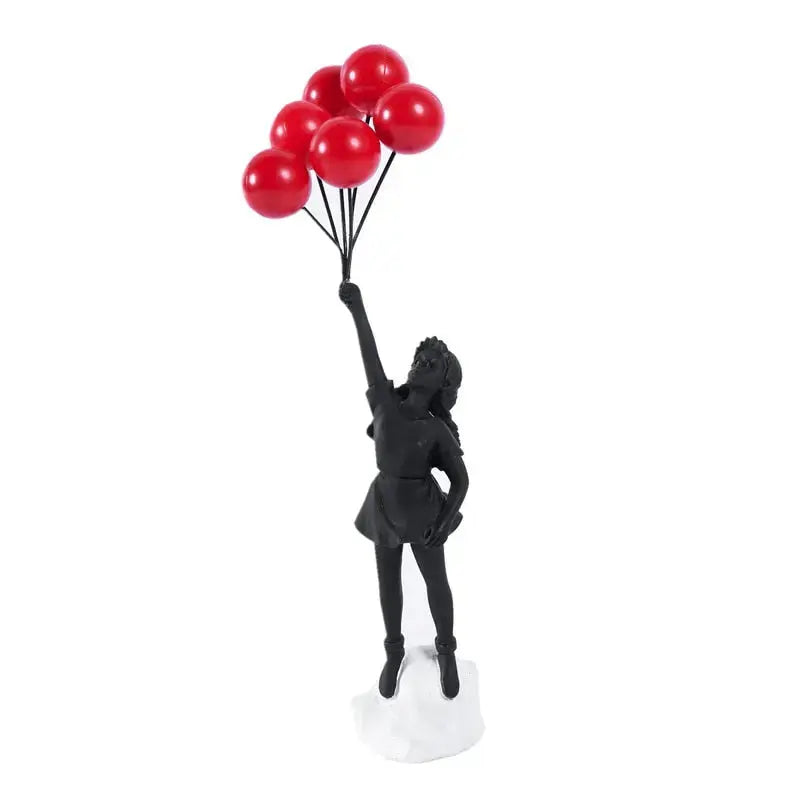 BowLift | Banksy flying Balloon Girl Statue