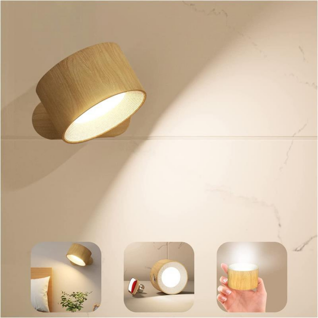 BowLift | FlexiLamp – Cordless rechargeable 360° wall lamp