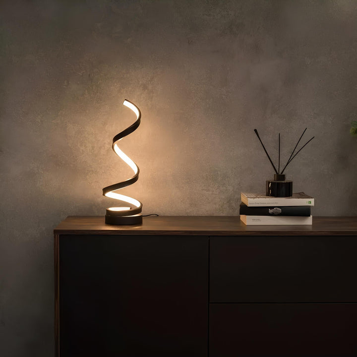 BowLift | LED Table Lamp Modern Spiral Design