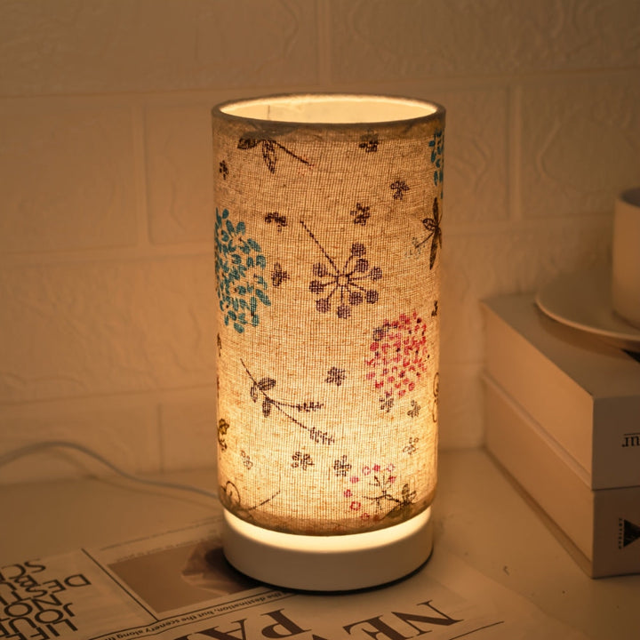 BowLift | Botanical Floral Fabric Lighting Table Lamp