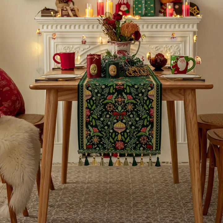 BowLift | Tapestry Botanical Holiday Table Runner