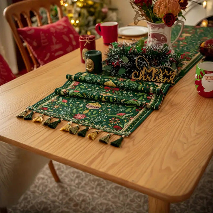 BowLift | Tapestry Botanical Holiday Table Runner