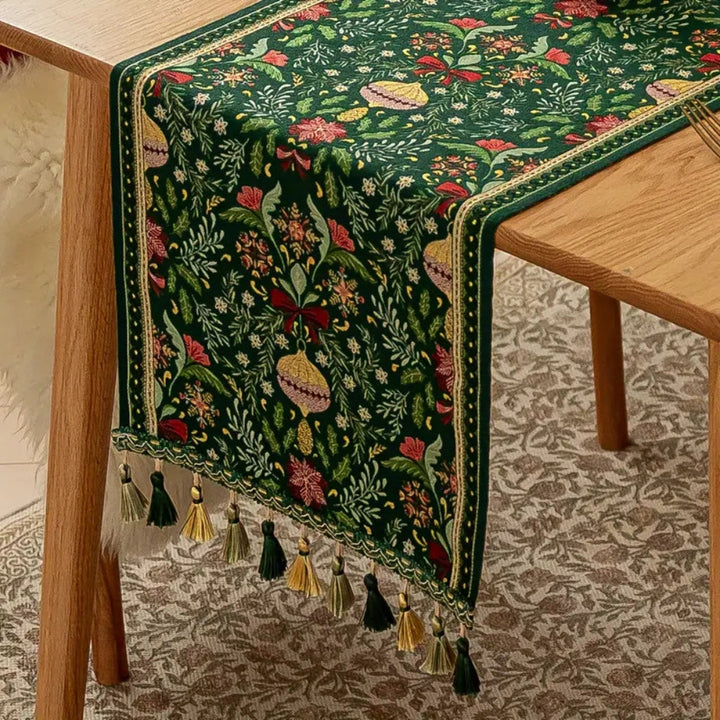 BowLift | Tapestry Botanical Holiday Table Runner