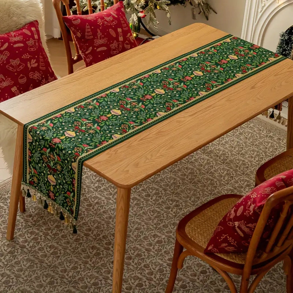 BowLift | Tapestry Botanical Holiday Table Runner