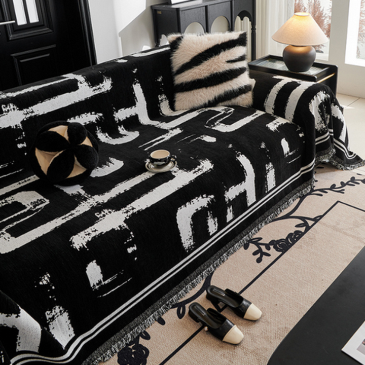 BowLift | Brushstroke Art Sofa Cover