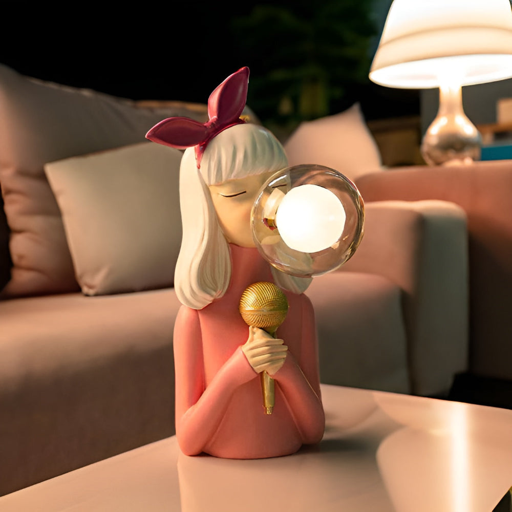 BowLift | BubbleFairies Table Lamp – Enchanting Quartet Cartoon Girl Figurine Light