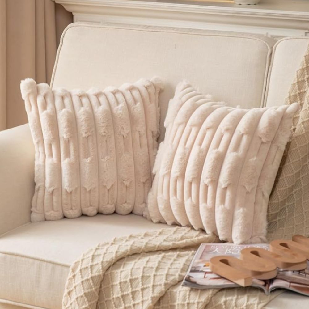 BowLift | Calm Weave Plush Cushion Cover