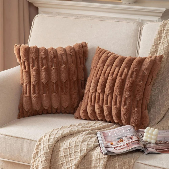 BowLift | Calm Weave Plush Cushion Cover