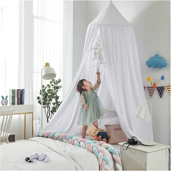 Children's Canopy Reading Nook Tent with Soft Microfiber Fabric