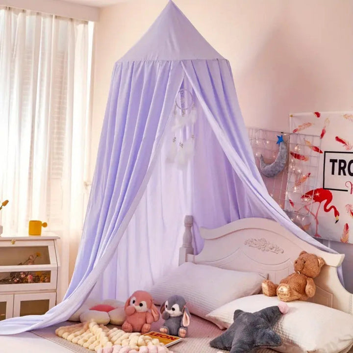 Children's Canopy Reading Nook Tent with Soft Microfiber Fabric