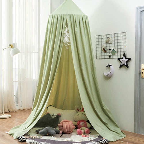 Children's Canopy Reading Nook Tent with Soft Microfiber Fabric