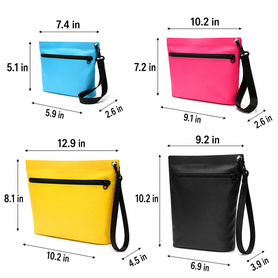 Waterproof Crossbody Pouch with Detachable Wrist Strap Bowlift