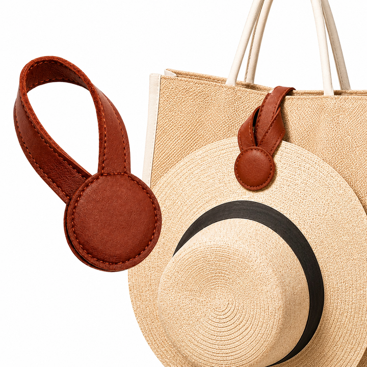 Leather Hat Hanger Clips For Straw And Wide Brim Hats Bowlift
