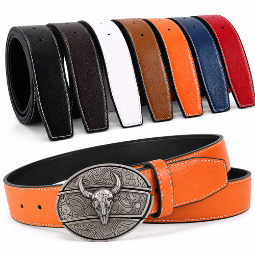 Premium Interchangeable Leather Belt Strap Bowlift