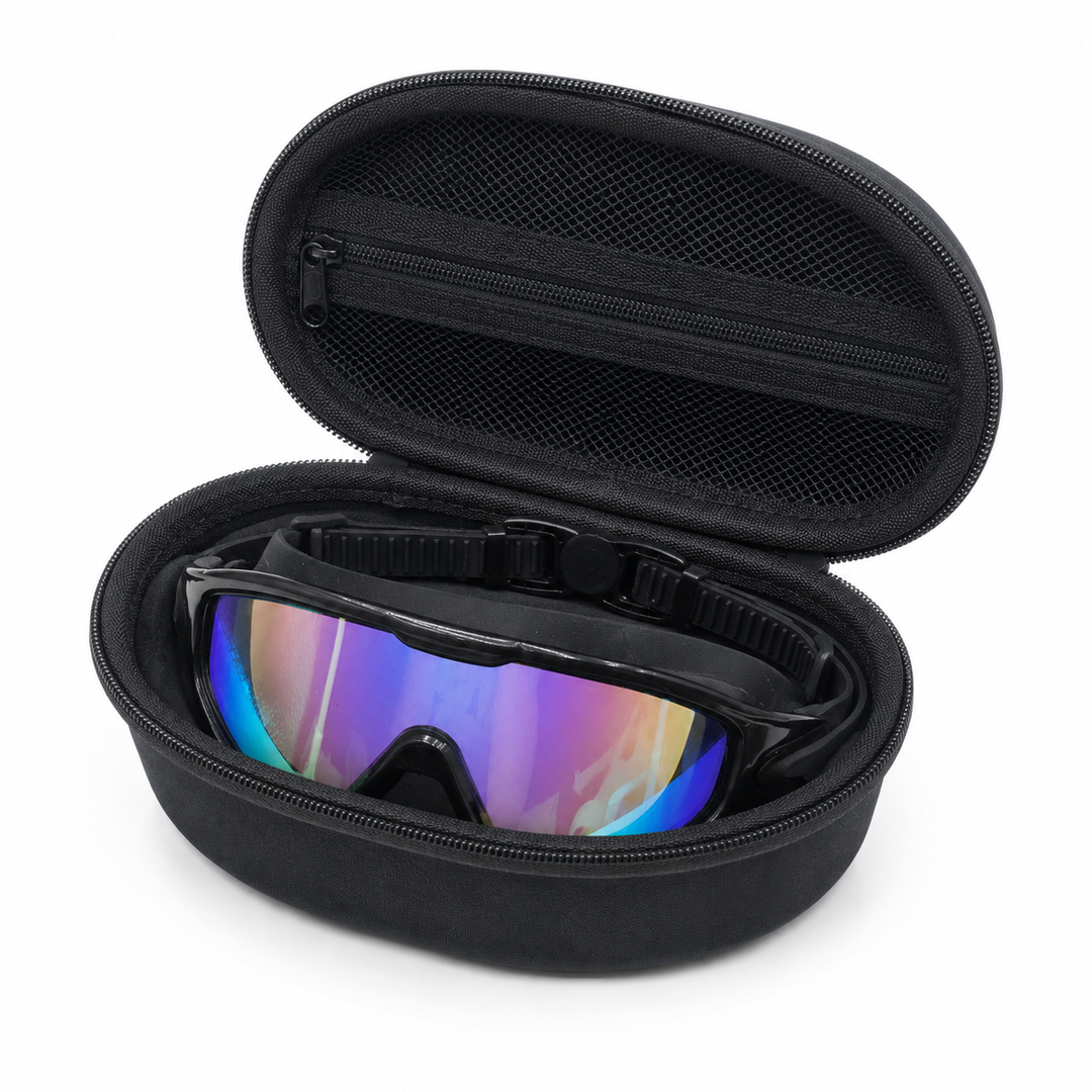 Hard shell zippered sunglasses and goggles protector case Bowlift