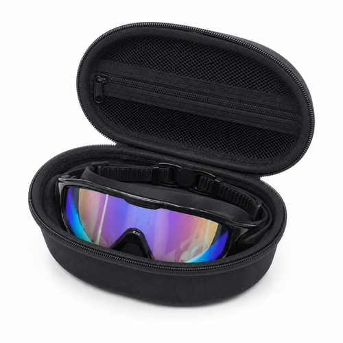 Hard shell zippered sunglasses and goggles protector case Bowlift
