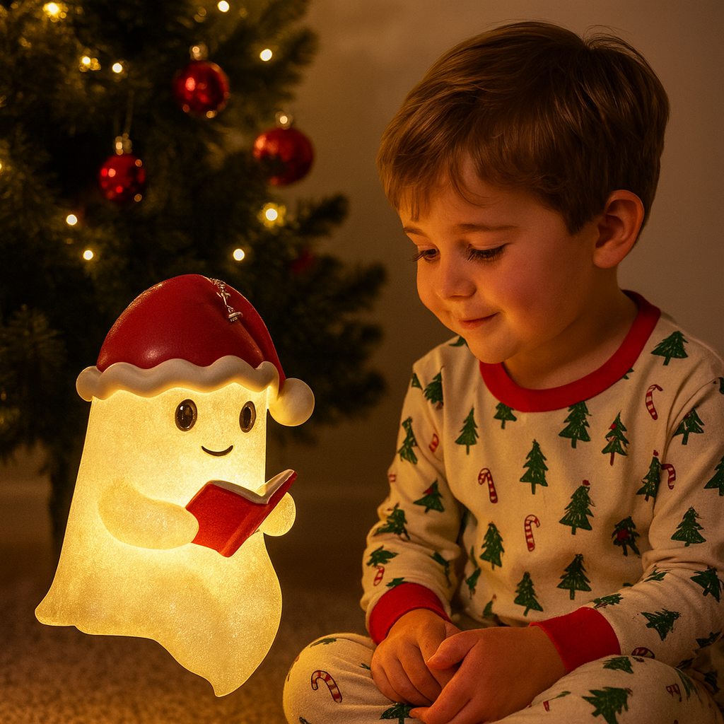 BowLift | GhostGlow | Christmas Spirit Warm Light Decoration for Festive Decoration