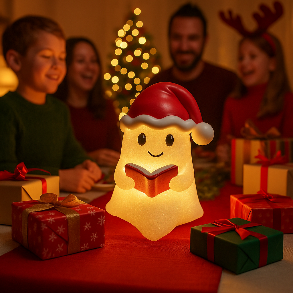 BowLift | GhostGlow | Christmas Spirit Warm Light Decoration for Festive Decoration