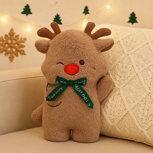 BowLift | Everjoy Plush Christmas Cushion – Festive Cuddle and Decorative Piece for Cozy Rooms