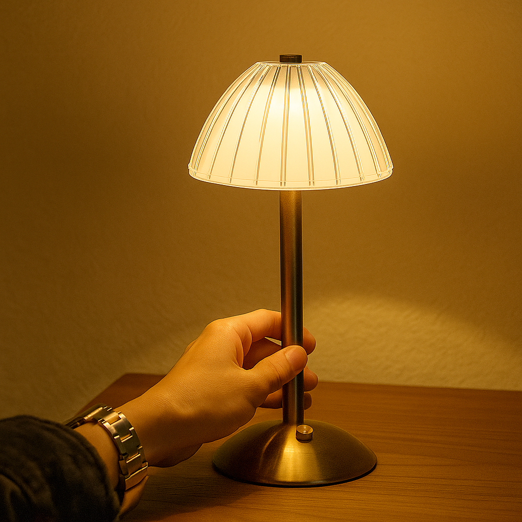 LumiCryst – Wireless LED Crystal Lamp with Touch Control Bowlift