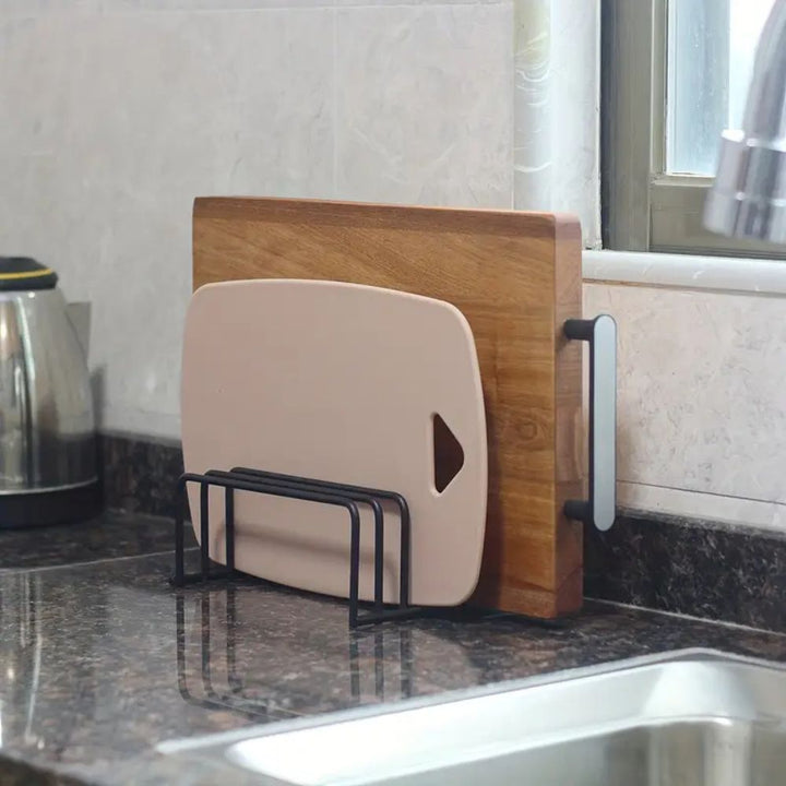 BowLift | Steel Cutting Board Storage Rack