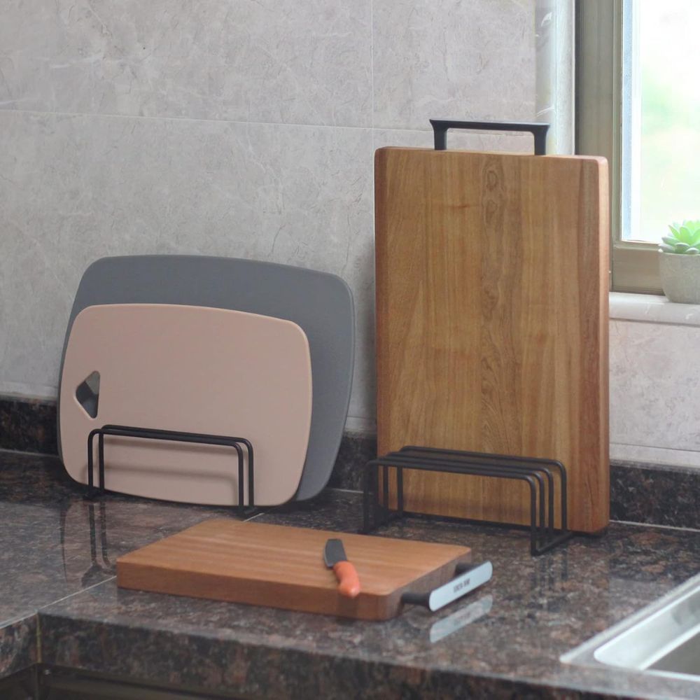 BowLift | Steel Cutting Board Storage Rack