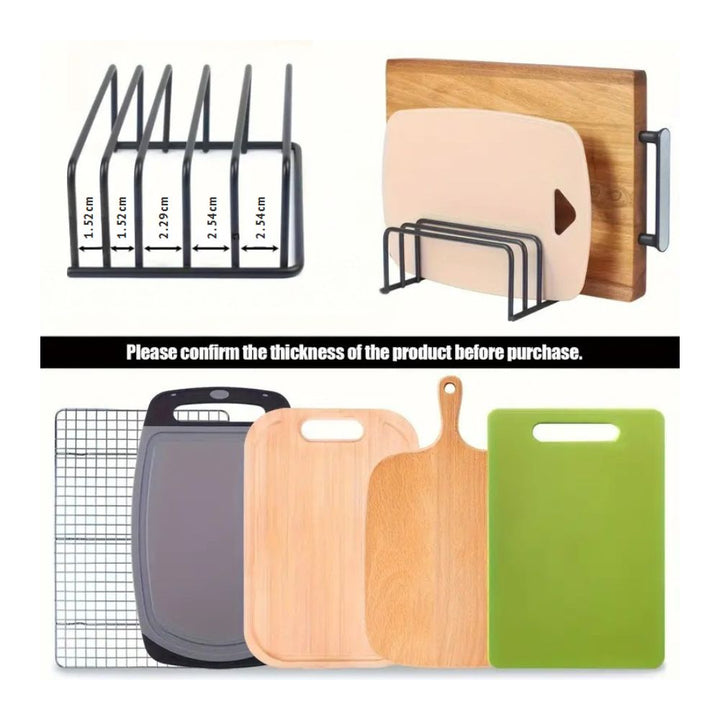 BowLift | Steel Cutting Board Storage Rack