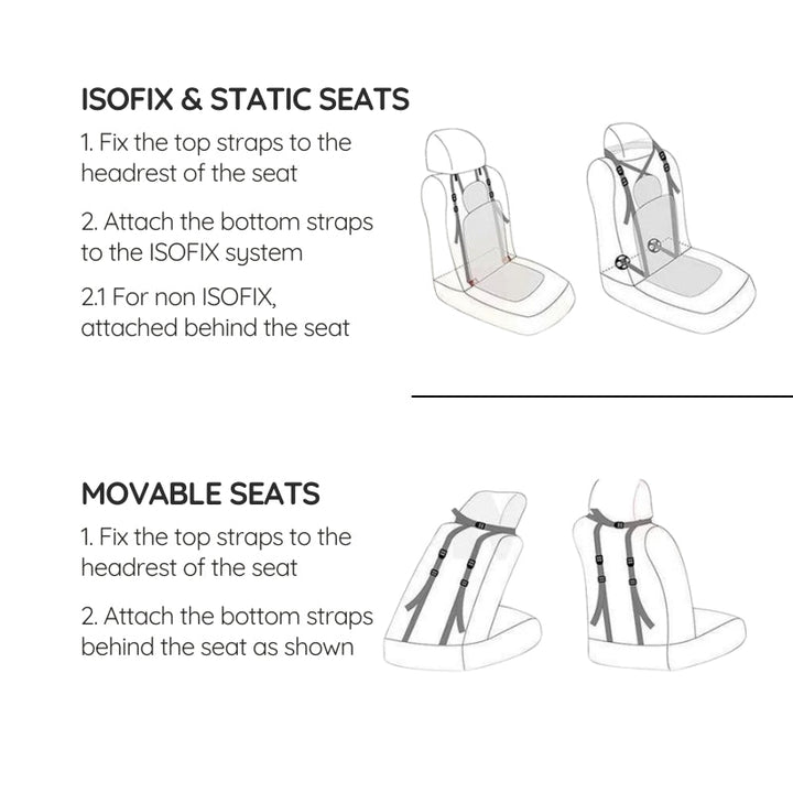 BowLift | Child Car Protection Cushion Seat Bear