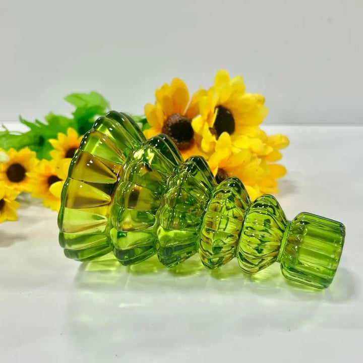 BowLift | Christmas Tree Glass Candle Holder | 3pcs Set