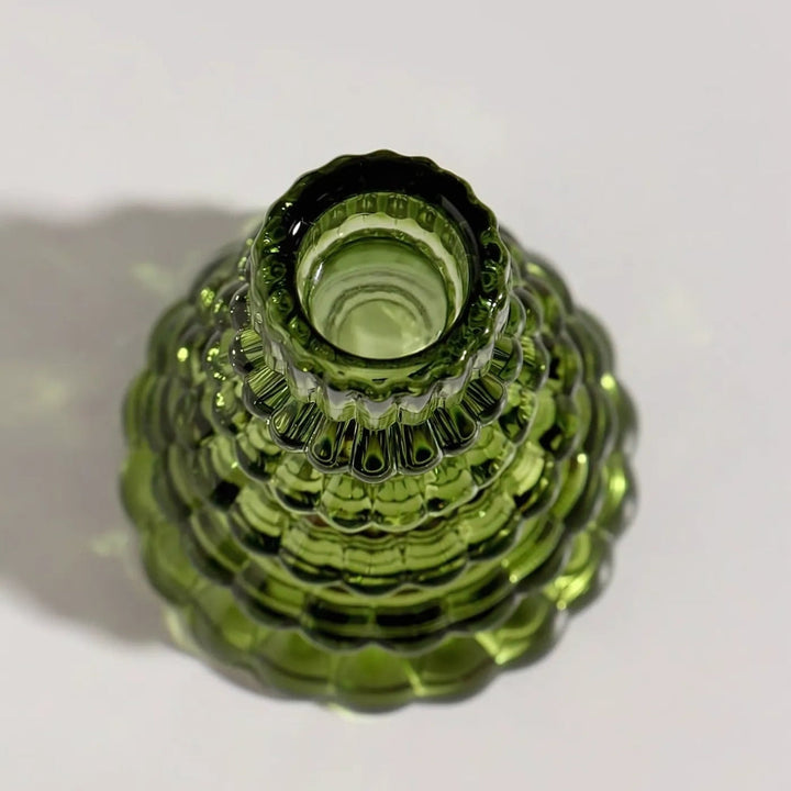 BowLift | Christmas Tree Glass Candle Holder | 3pcs Set