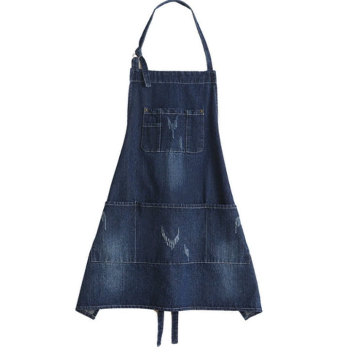 BowLift | Classic Blue Denim Pocket Apron