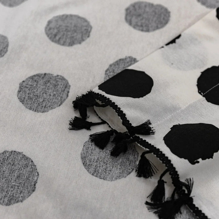 BowLift | Chic Polka Dot Tassel Window Curtain
