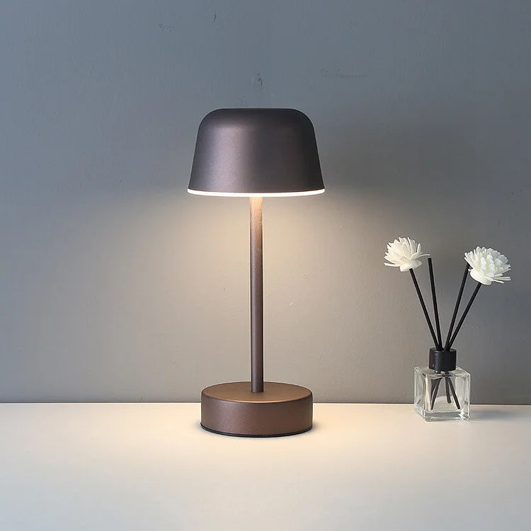 Wireless LED Table Lamp with 3 Light Colors and Adjustable Brightness