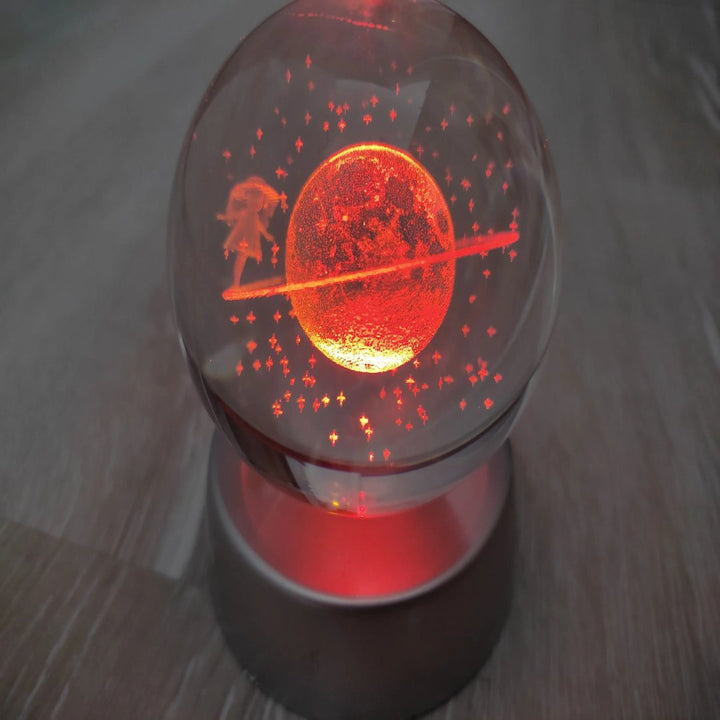 BowLift | Dreamy Galaxy 3D Planets Lighted Glass Sphere