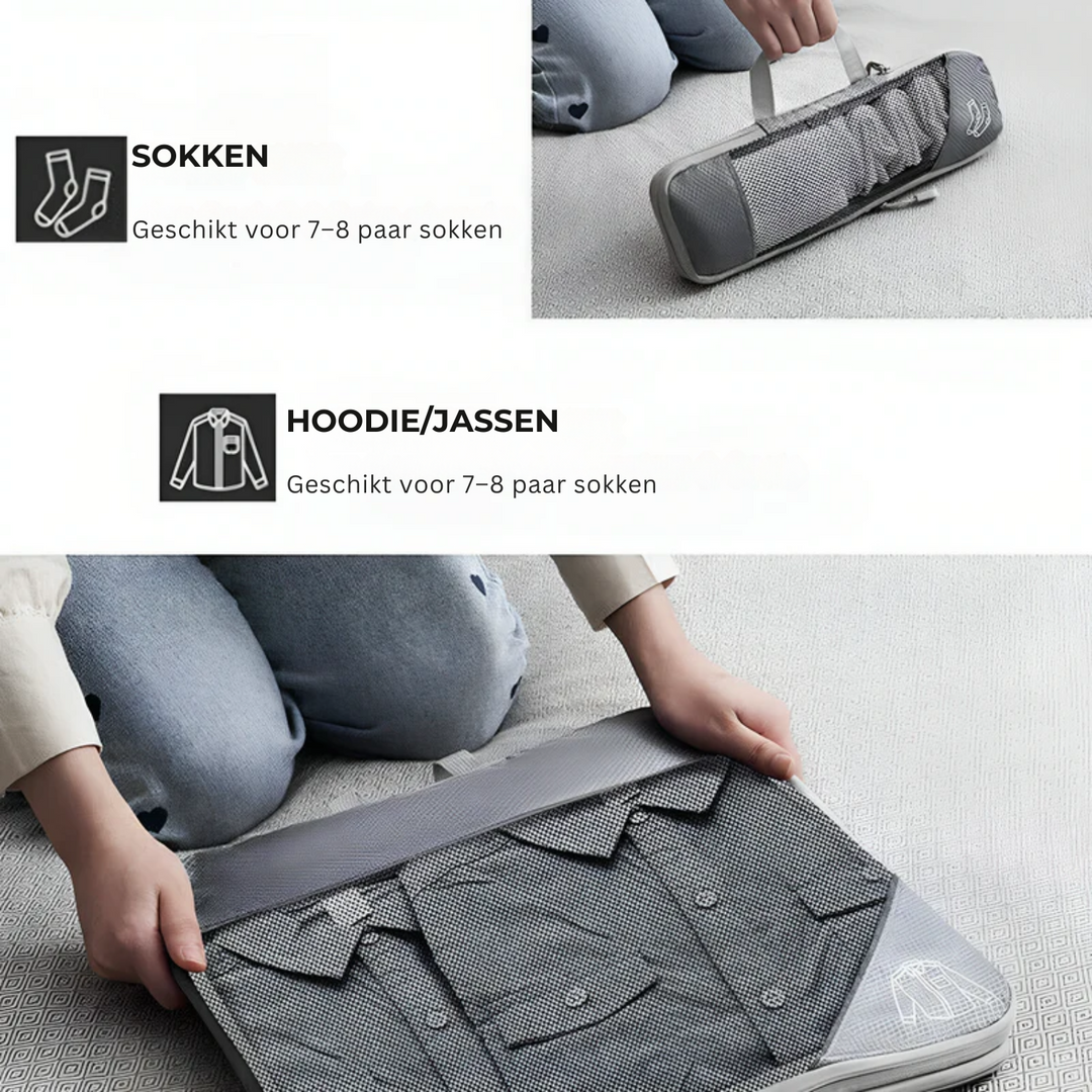 BowLift | PackMate Compression Travel Set – Space-Saving Travel Cubes for Organized Packing