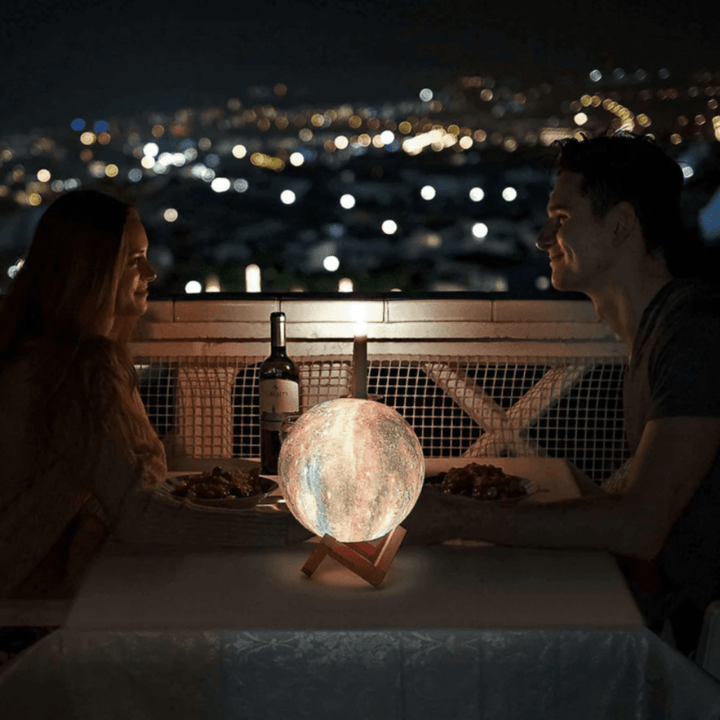 BowLift | Color Change Moon Lamp with Practical Remote Control