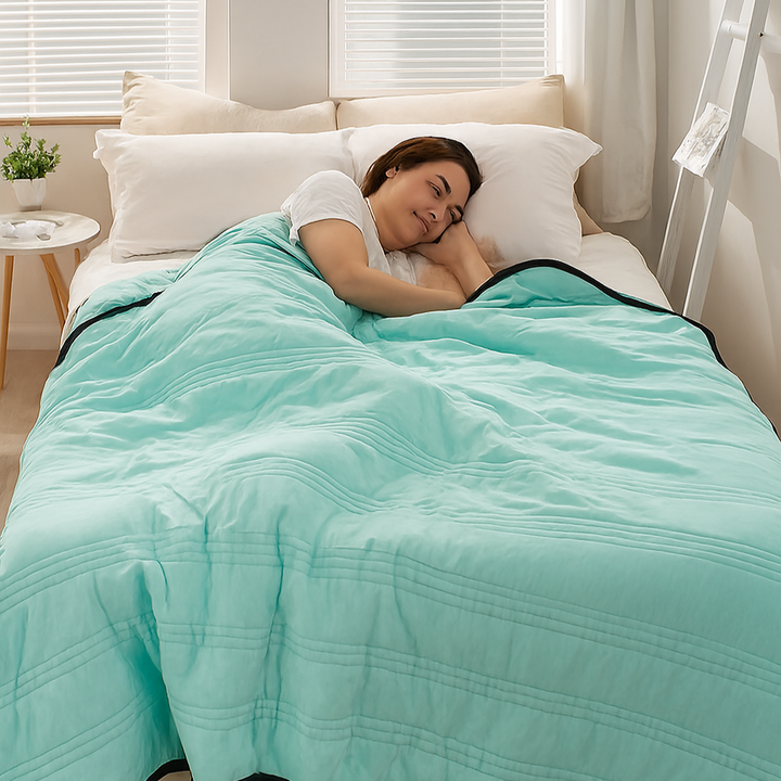 BowLift | Summer Lightweight Quilt Solid Color All Season Comforter for Double Bed
