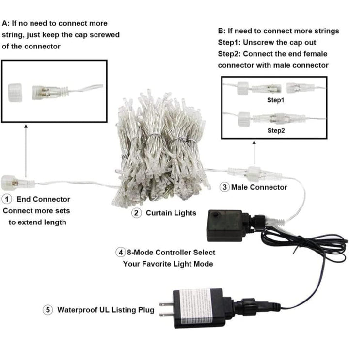 BowLift | Lamps for curtains with modes and waterproof design