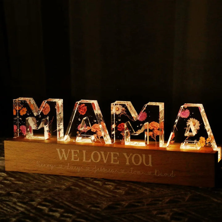 Custom Flower Printed LED Night Light | Bowlift