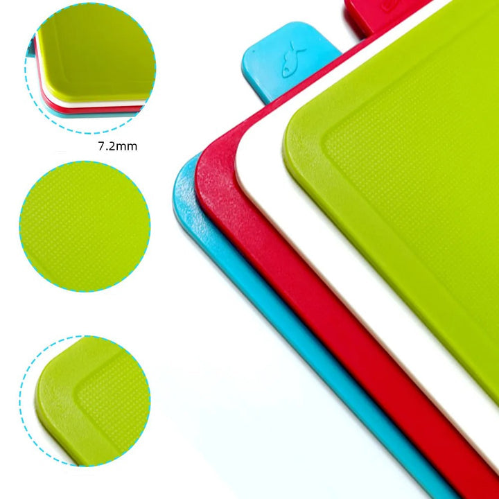 BowLift | Cutting board set (4 pieces) with practical holder