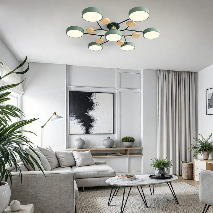 BowLift | Ceiling Light Modern LED Flush Mount Chandelier