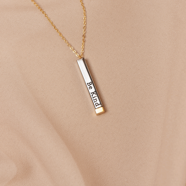 BowLift | Be Kind...of a bi♡ch - Hidden Message Necklace