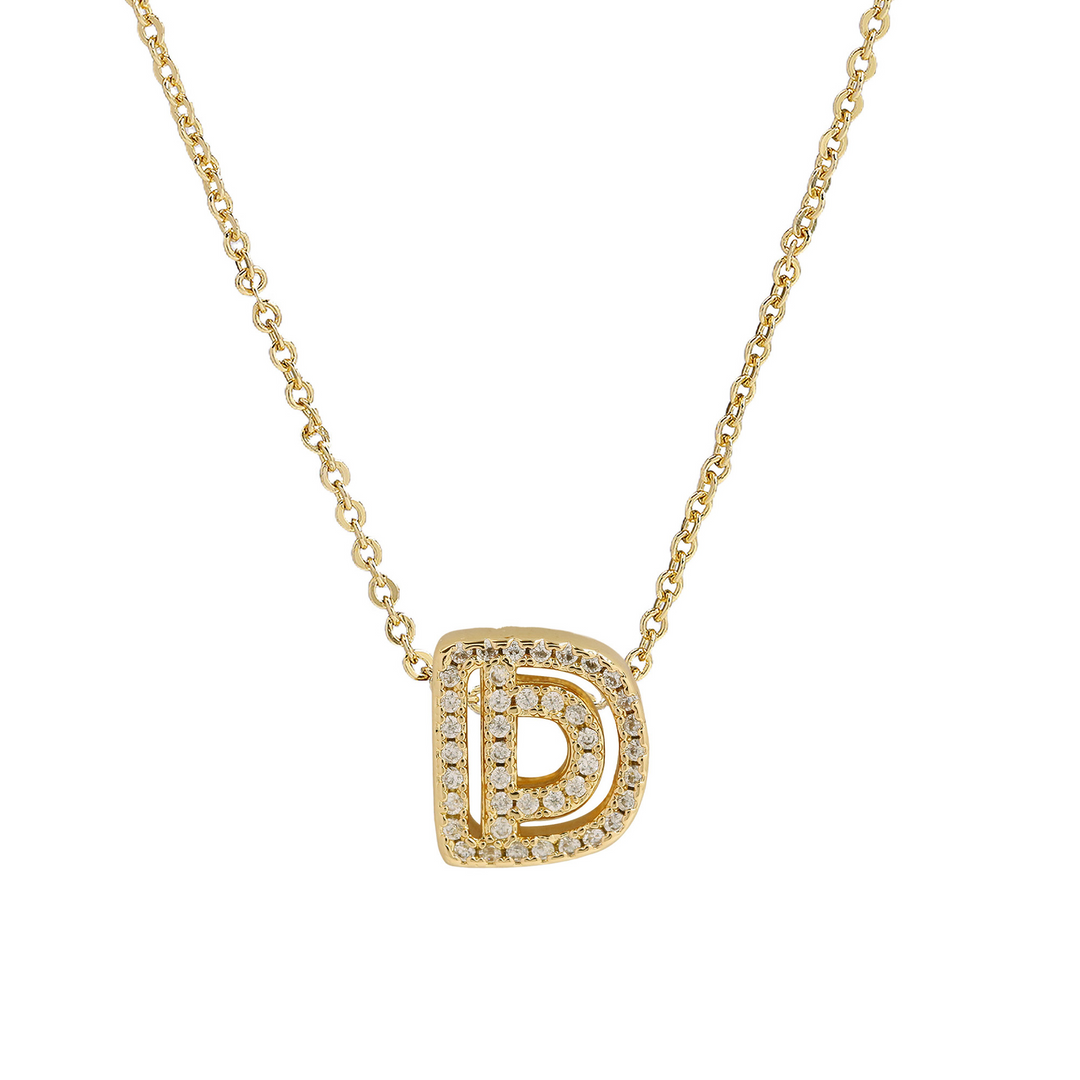 BowLift | Dazzling Diamond Initial Necklace