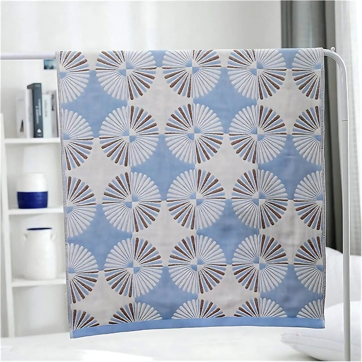 BowLift | Dahlia Blossom Cotton Bath Towel