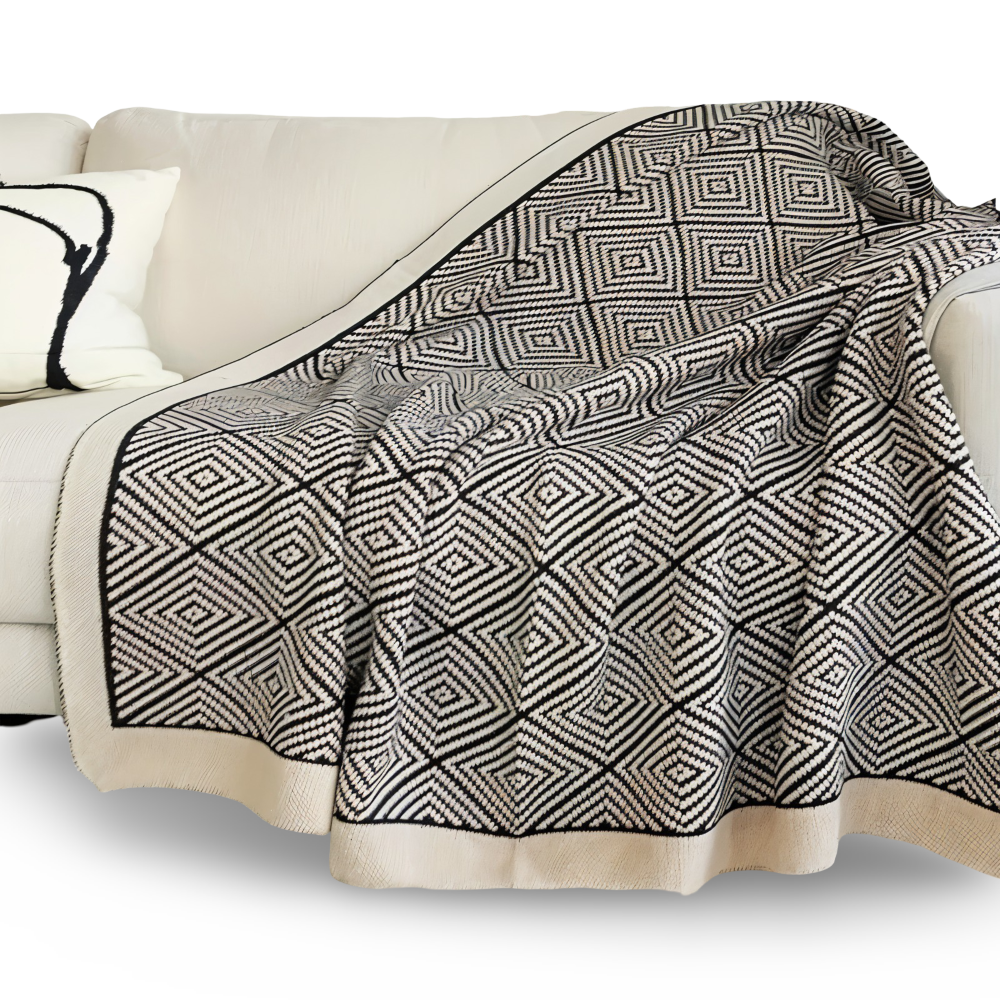 BowLift | GeoComfort Fleece Blankets – Soft, lightweight polyester with modern print
